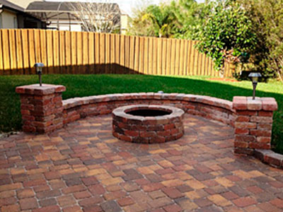 Fire Pits Firepits Spring Hill Tampa, How To Build A Linear Fire Pit With Bricks